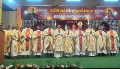 Three Claretian Deacons Ordained Priests in Madurai